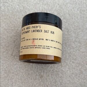 Peppermint Lavender Salt Rub - Brown